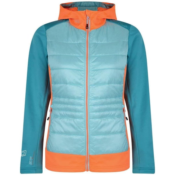 Dare2B - Chaqueta híbrida modelo Inset para Chica/Mujer (Rosa Cyber/Orilla) Dare 2b UTRG3443_P