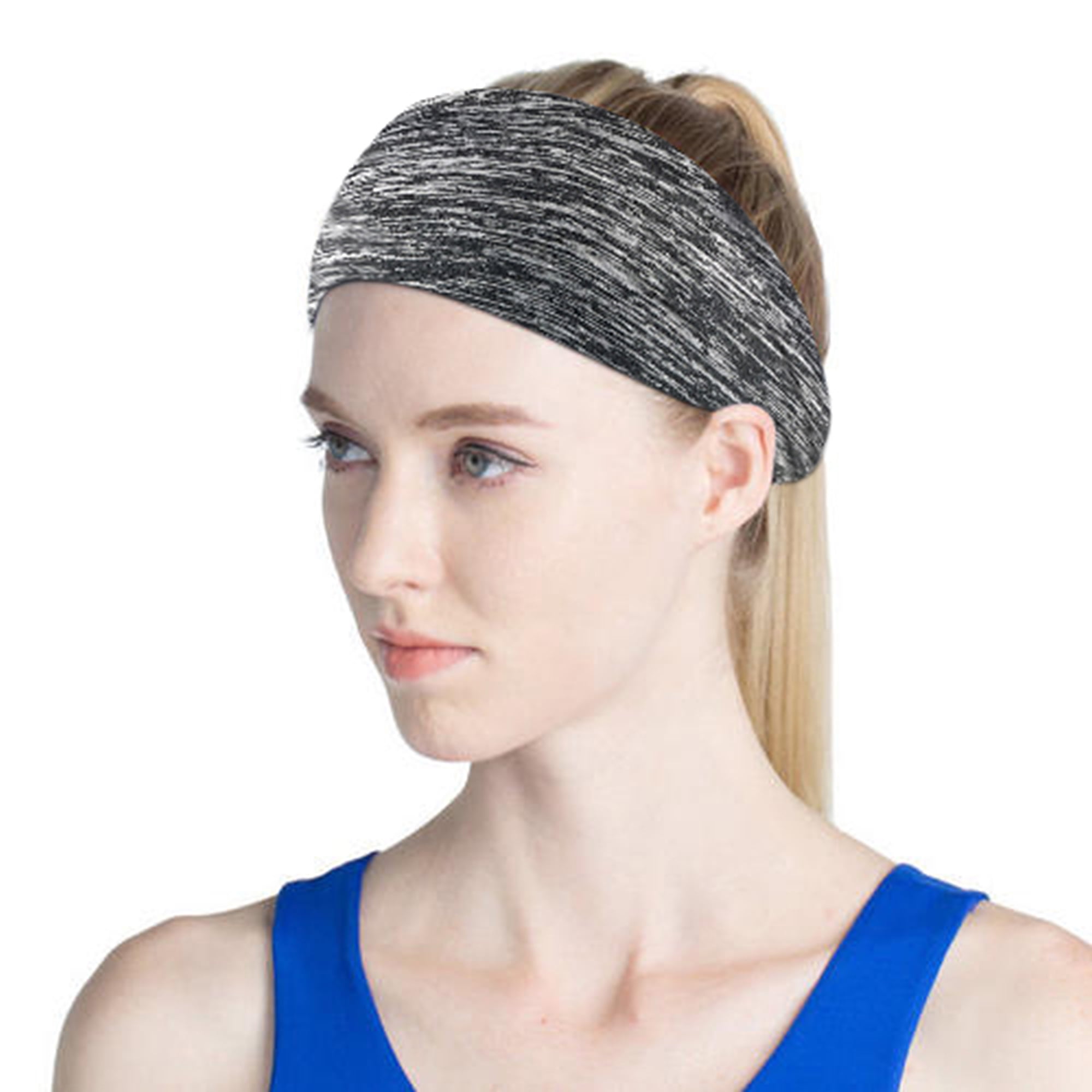 Details about   Sport Headbands Exercise Bands Sweat Bands Hair Bands Elastic Stretch Head Wraps