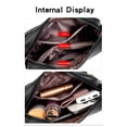 thumbnail image 1 of Bolsa de hombro Bolso casual de cuero genuino Múltiples bolsillos Monedero para teléfono móvil Bolso de ocio para mujer, 1 of 8