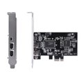 thumbnail image 1 of Firewire Video Capture PCIE Card for Desktop Tower PC, 2.5Gbps 1394a IEEE 1394 Controller PCI Express Card with Firewire Cable, 1 of 8