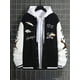 thumbnail image 2 of TRKIYQC Chaqueta de béisbol para Hombre, Manga Larga con Cierre de Botones, Letras, Estampado de Oso, Chaqueta Universitaria de Color en Contraste, Chaqueta Informal de otoño TRKIYQC  moda, 2 of 4