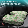thumbnail image 4 of Premium Frog Pattern Memory Foam Seat Cushion Ergonomic Chair Pad for Office Chair, Car, Airplane & Bleachers Sciatica, Tailbone Hip & Back Pain Relief - Chair Cushion for Long Office Workers., 4 of 5
