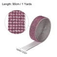 thumbnail image 2 of Unique Bargains 3Roll 1 Yard 8mm Self Adhesive Crystal Rhinestone Ribbon for Crafts Project, Gold,Purple,Light Purple, 2 of 5