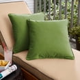 thumbnail image 4 of Sunbrella Sorra Home  Spectrum Cilantro Corded Indoor/ Outdoor Pillow Set (Set of 2) 16 in x 16 in, 4 of 5