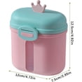 thumbnail image 2 of Caja dosificadora de leche en polvo,Dispensadores de leche en polvo,Caja de leche en polvo para bebés,Dispensador de fórmula para bebés,Contenedor de caja de leche en polvo portátil para bebés pequeñ, 2 of 5