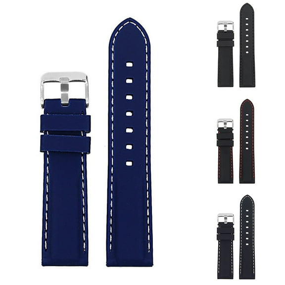 Soumake Fashion Soft Silicone Watch Strap Band Buckle Watchband Replacement Wristband Fashion