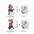 thumbnail image 3 of Patriotic Star Spangled Bow, Clear Sticker, Decorative Decal, Adhesive-Free And Residue-Free, For Gift Decor, Surface Ornament, Holiday Decoration, 3 of 5