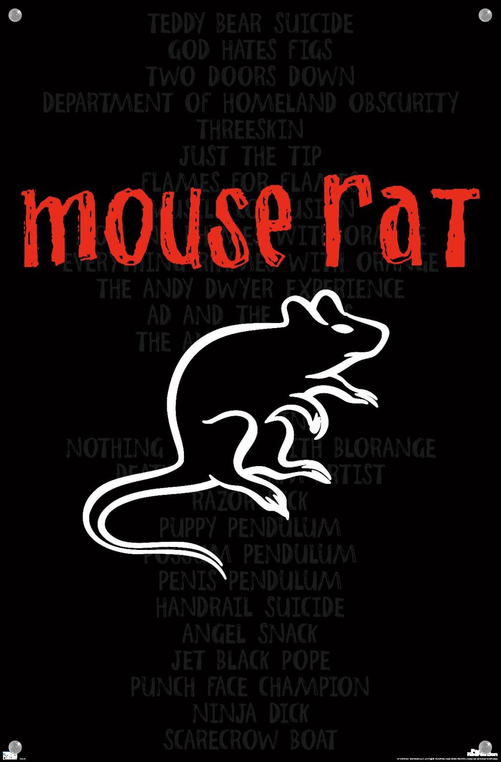 Parks and Recreation - Mouse Rat Wall Poster with Push Pins, 14.725" x 22.375"