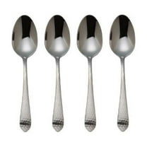 Reed & Barton Hammered Antique 18/10 Stainless Demitasse Spoon (Set of Four)