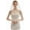 Ivory & Style 1, variant on House 1 Tier Fingertip Length Short Wedding Bridal Veil With Comb X09