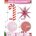 thumbnail image 3 of Kit de guirnaldas con forma de arco de globos Haolongfa, 128 unidades, rojo, rosa, plateado y blanco, 3 of 7