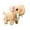 Khaki, variant on Battery Operated Elephant Plush Toy for Toddlers,Realistic Stuffed Animal with Sound Function,Kids Gifts,6 Inches