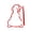 A003- Red, variant on Wag Tail Dog Car Sticker, Red 8-Inch Rear Windshield Decal with Wagging Tail Design - for Car Owners, Drivers, Dog Lovers, Car Window Decoration, Vehicle Personalization, Automotive Styling, Daily Co