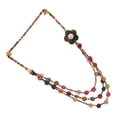 thumbnail image 2 of Bohemia Necklace with Retro Style for Women Featuring Wood Beads and Coconut Shell in Assorted Color 2pcs, 2 of 3