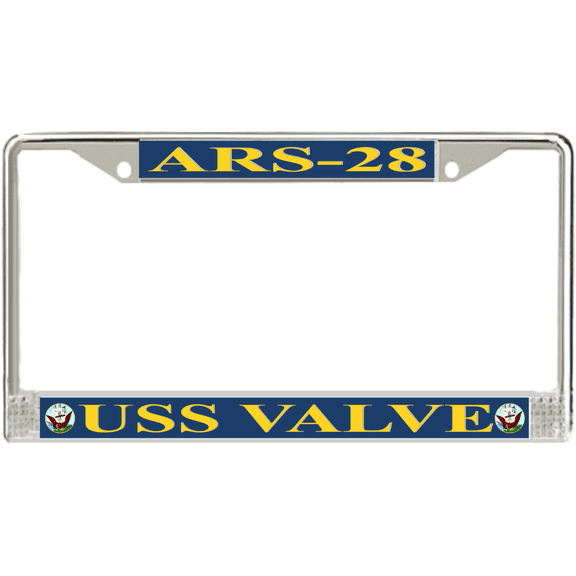 USS Valve ARS-28 License Plate Frame