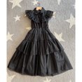 thumbnail image 5 of Black Dress for Girls Kids Halloween Movie Cosplay Costume Outfit, 5 of 10