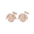 thumbnail image 2 of Michellecmm Baby Girls Romper, Long Sleeve Crew Neck Bow Pumpkin Print Bodysuit Newborn Halloween Costume, 2 of 9