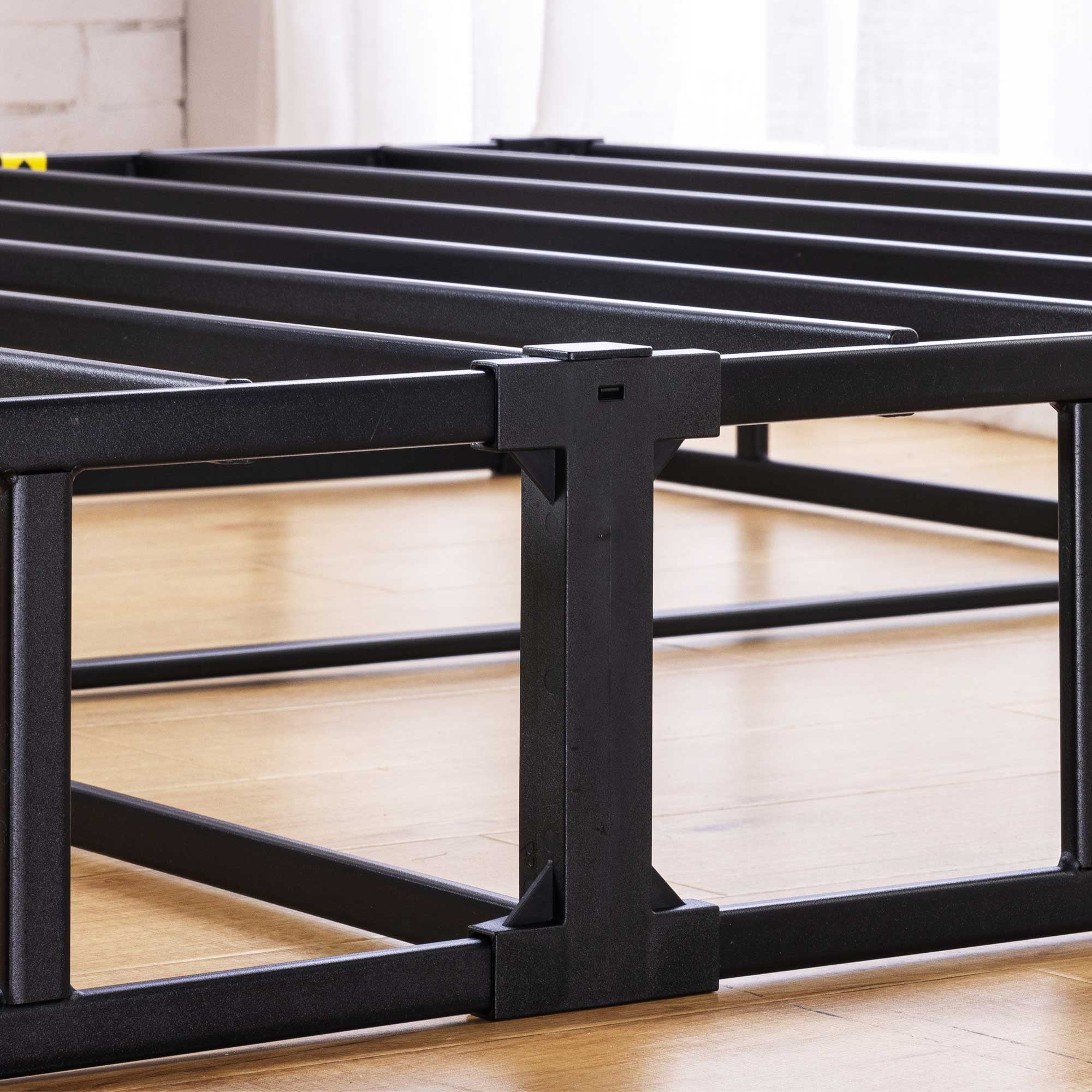 Mellow 9" Box Spring, Heavy Duty Steel, Easy Assembly, Navy, Queen