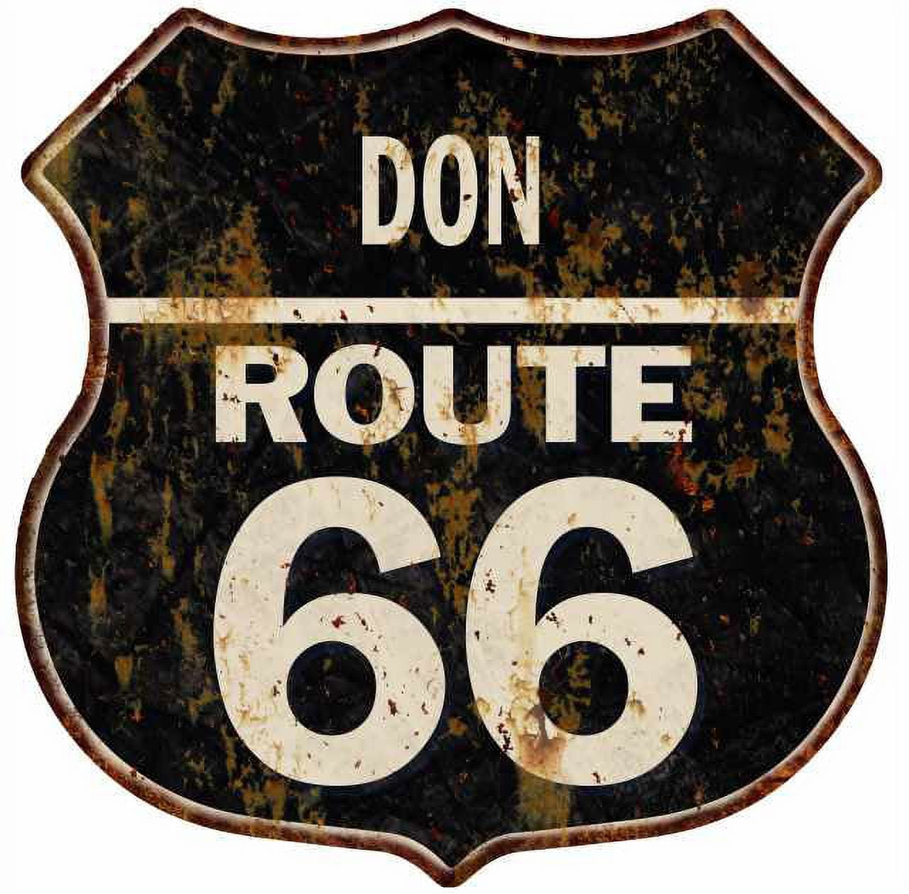 SAPULPA, OKLAHOMA Route 66 Panneau Métallique