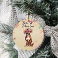 thumbnail image 3 of Best Pitbull Mom Ever Happy Mother's Day Ceramic Round Ornament Terrier Dog Lover Home Tree Decor - 02002, 3 of 5