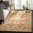 thumbnail image 2 of Ivory & Brown Medallion Rug (2 ft. x 3 ft.), 2 of 5