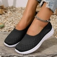 thumbnail image 2 of Dakaela Women's Mesh Flats Shoes Breathable Casual Slip on Running Sneakers Knit Walking Sock Loafers, 2 of 9