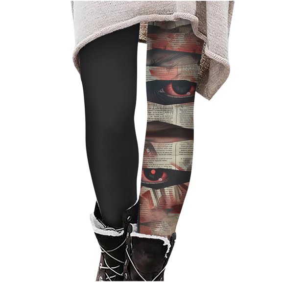 Oksale Plus Size Leggings for Women Cute Pumpkin Graphic Yoga Pants Halloween Leggings Tummy Control Slim Fit Yoga Leggings Soft Comfy Athletic Tights Multicolor M