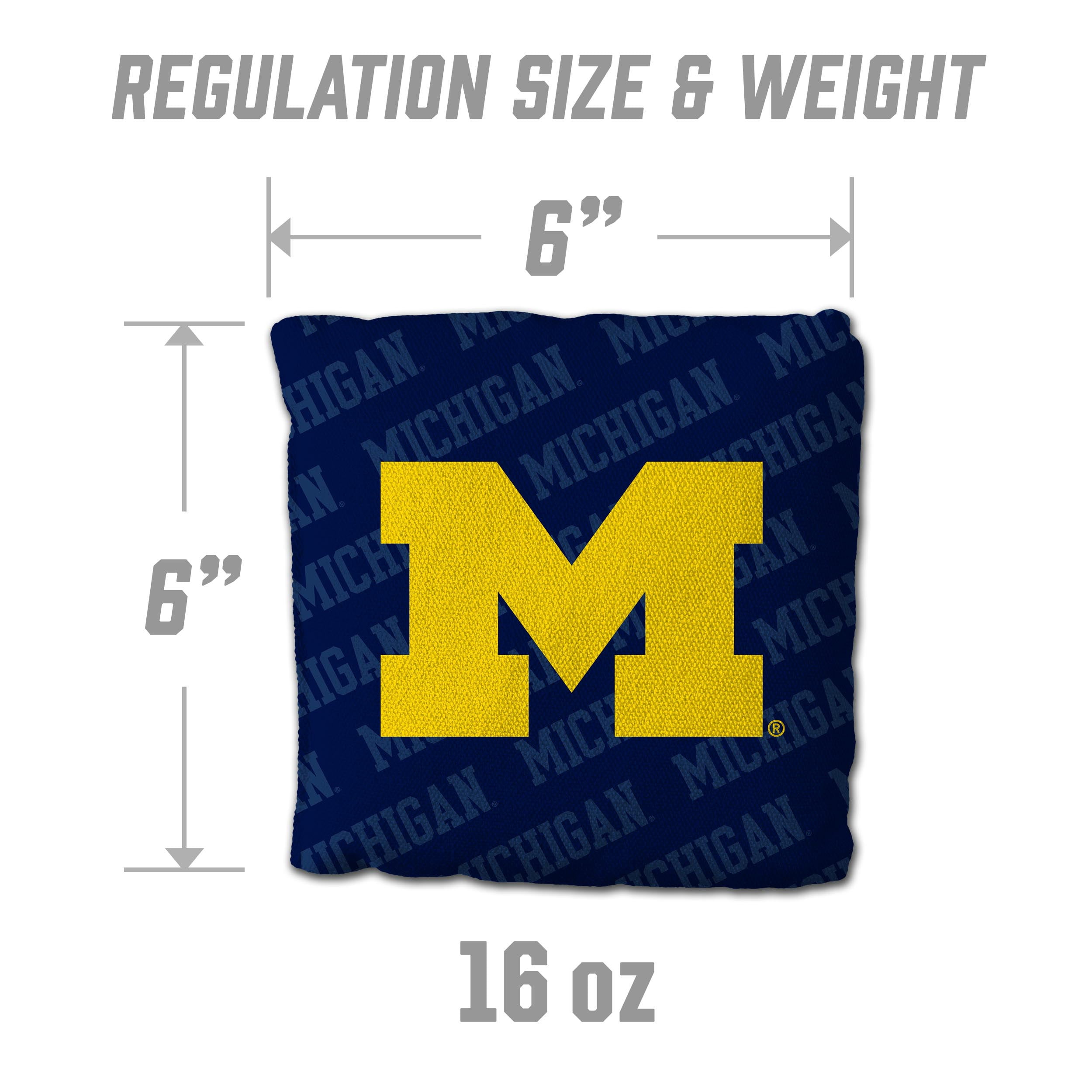 NCAA Michigan Wolverines Cornhole Bags - 4PK - Blue