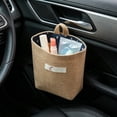 thumbnail image 6 of Small Cotton Linen Hanging Storage Basket, Washable Wall Mounted Organizer Bag, Practical Container for Kitchen, Bathroom and Household Sundries Arrangement, 6 of 7
