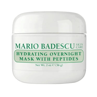 Mario Badescu Hydrating Overnight Facial Mask With Peptides Skin Care, 2 oz
