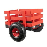 Gener8 Wagon with Inflatable Rubber Tires, for Ages 3-7, Red, Unisex, 44 lb Capacity, Manual