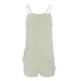 thumbnail image 4 of Baqcunre Women's Jumpsuit, Womens Tennis Dress 2025 Trendy Summer Casual Loose Athletic Workout Romper Dress In Shorts Beige L, 4 of 5
