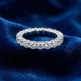 thumbnail image 5 of Pompeii 2 cttw Diamond Eternity Ring U Prong 14k White Gold Wedding Band (H-I,I1), 5 of 5