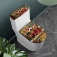 thumbnail image 3 of HELLHERO Christmas Toilet Lid Covers Stretch Fit for Indoor Home Easy to Clean Toilet Seat Lid Cover, 3 of 8