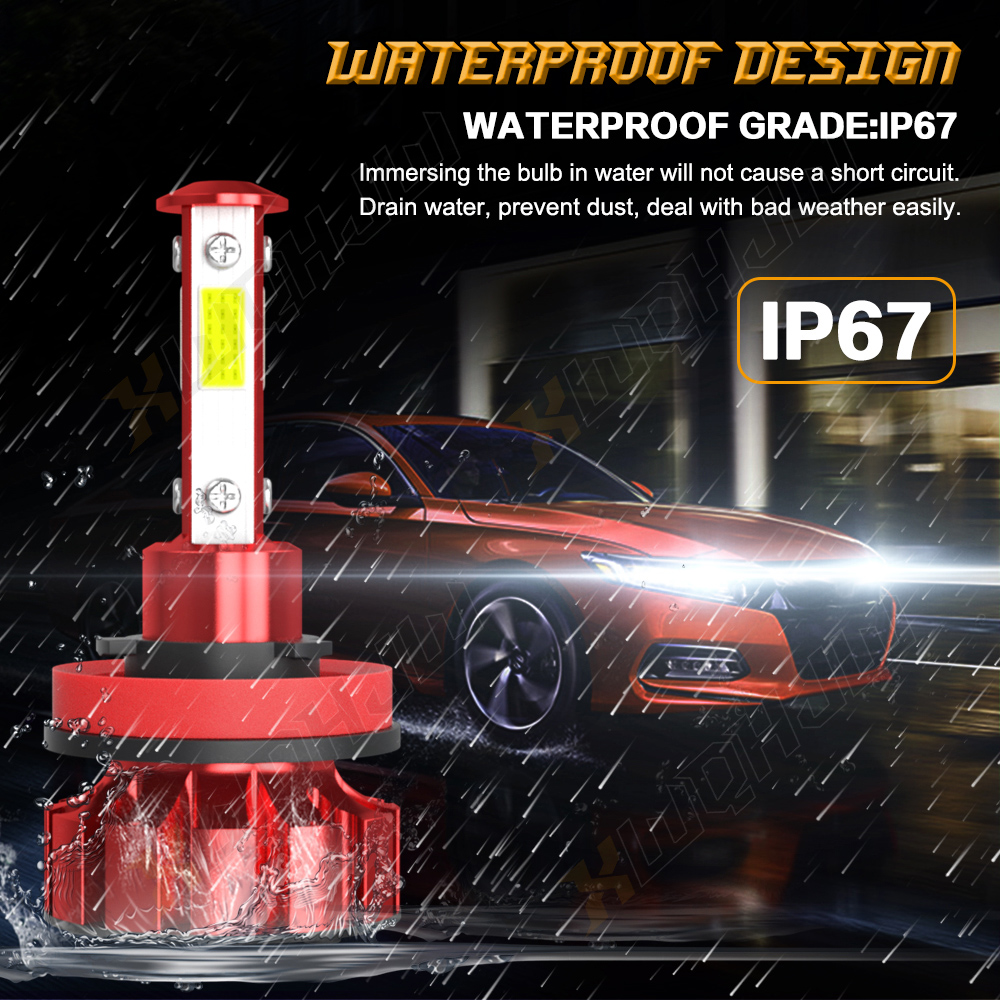 XWQHJW H11 LED Headlight Kit Low Beam Bulbs Super Bright 35W 6000K White,Pack of 2