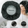 thumbnail image 2 of LAICAIW Shower Caps For Women Reusable Waterproof, 2 of 5