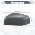 thumbnail image 3 of Unique Bargains Pair Car Rear View Mirror Cover Cap Replacement Gray for Land Rover Range Rover Sport Discovery, 3 of 6