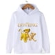 thumbnail image 3 of Sudadera con capucha del Rey León para niños y niñas, con estampado de animales de dibujos animados, Simba, para niños y niñas, 3 of 5