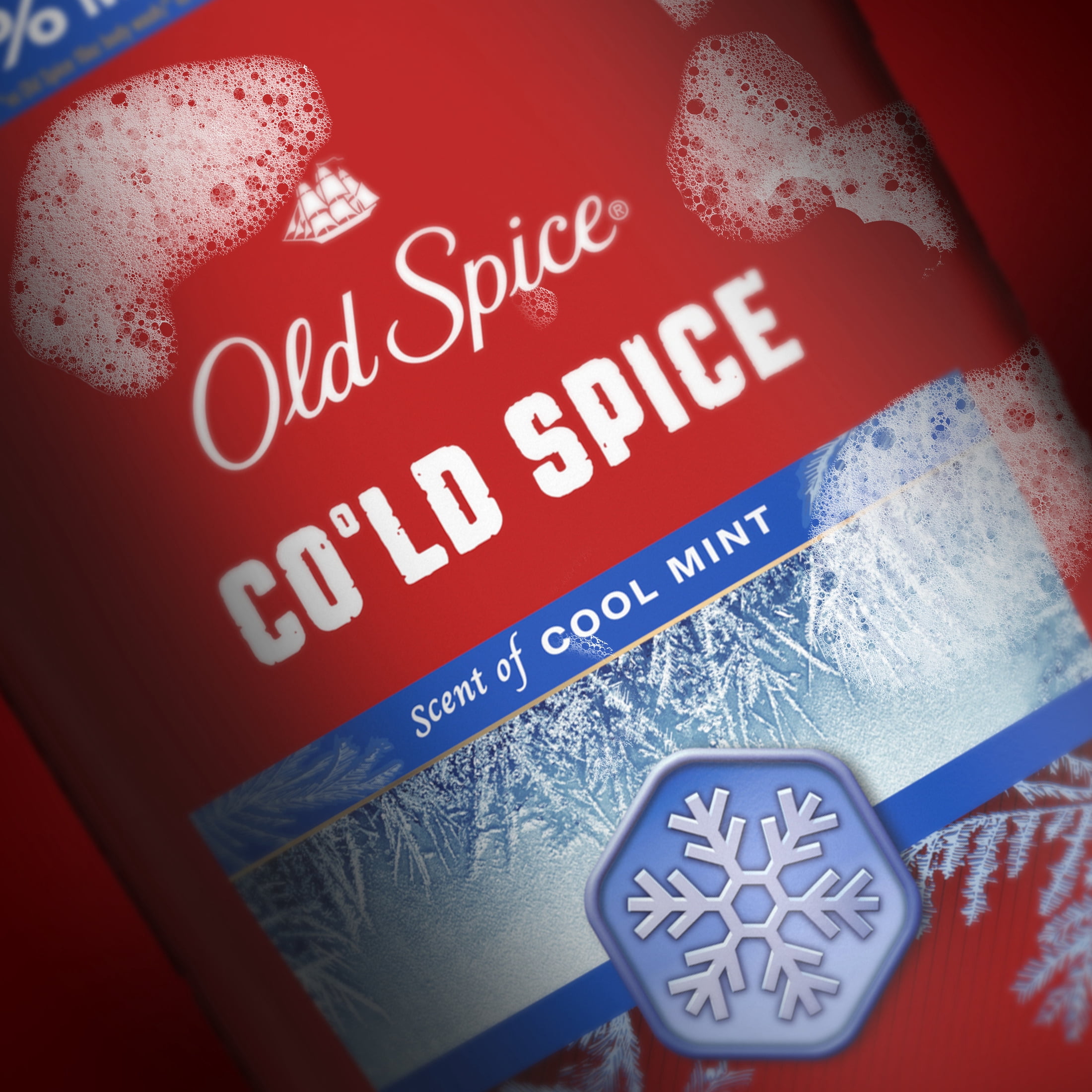 Old Spice Red Collection Body Wash for Men, Cold Spice Scent, 24oz (709ml)