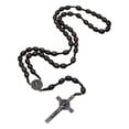 thumbnail image 2 of Collar de de con crucifijo Rosarios de madera Regalos para hombre Cadenas de joyería de regalo Collar católico para mujeres Hombres Me Fernando COLLAR COLGANTE, 2 of 5