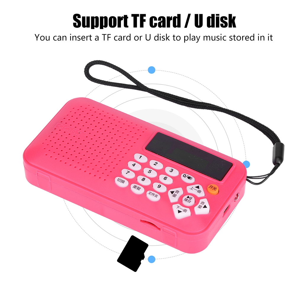 multifunctional digital mp3 radio speaker