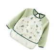 thumbnail image 3 of Oraceous Long Sleeve Waterproof Bibs Apron Eating Smock with Pocket for Infant Newborn ( ) - Size 110, 3 of 10