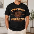 thumbnail image 2 of Veylor Haus Adult Retro Spooky Island Graphic, Unisex Classic Fit Cotton Tee, 2 of 9