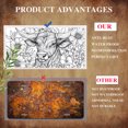 thumbnail image 5 of License Plate,Bull Head among Flowers Decorative Front,Personalized Stainless Steel License Plate Cover For Men Women,12.2" X 6.2", 5 of 7