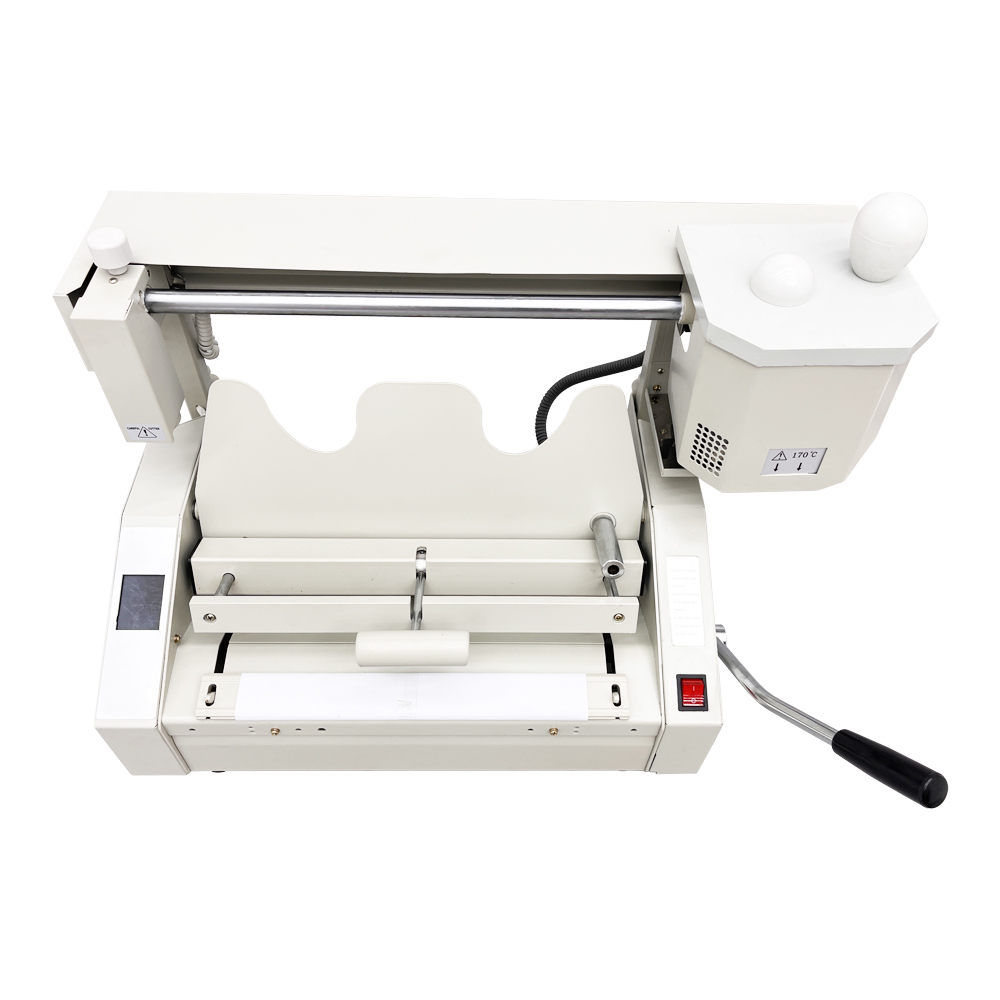 Techtongda Touch Screen Electric Durable Glue Binding Hot Thermal Book  Binder Glue Book Binding Machine for Paper&Leather 