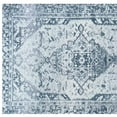 thumbnail image 5 of HomeRoots 568191 2 x 3 ft. Oriental Distressed Washable Non Skid Rectangle Area Rug with UV Protection, Dark Blue, Gray & Ivory, 5 of 6