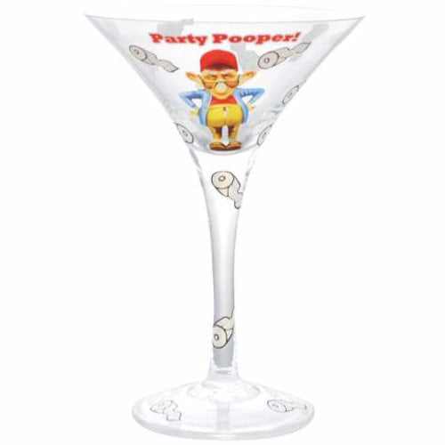 Jumbo Furio 7 ounce Clear Glass Martini Glasses 