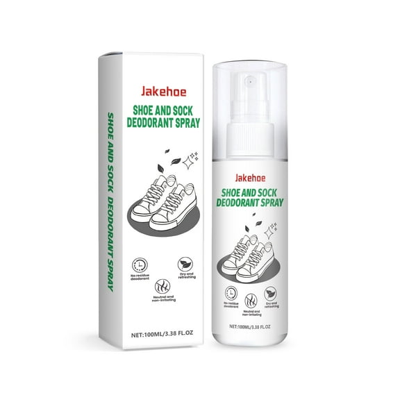 Shoe Deodorizer Spray - Effective Foot Odor Elimination for Sneakers, Socks & Shoe Storage