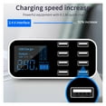 thumbnail image 5 of Fast Car Charger Auto 8 Port Multi USB LCD Display Phone Charger 12V Battery Charger USB Hub For Phone Tablets GPS DVR ,Multi-Port, 5 of 6