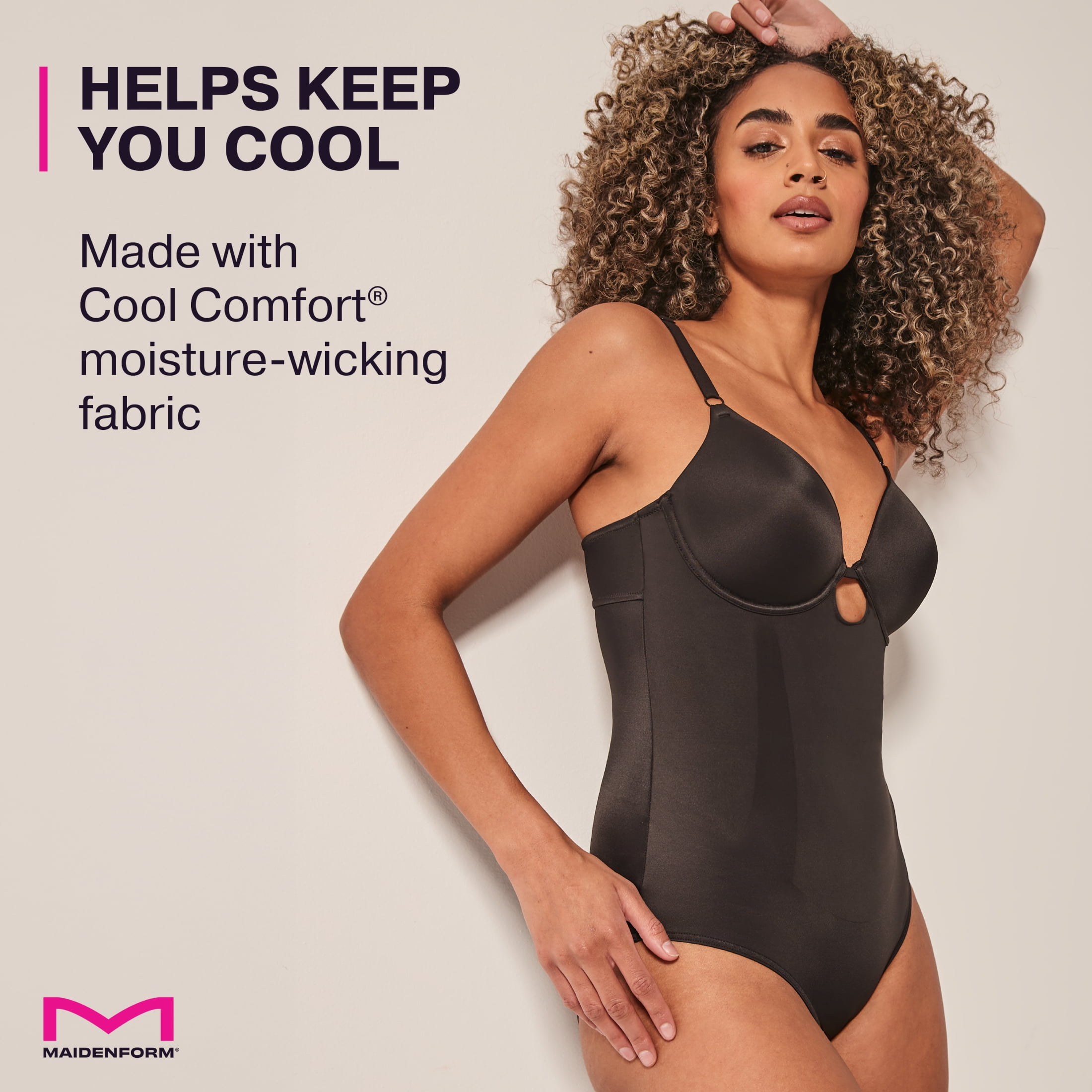 Maidenform Women's Shapewear All-In-One Extra Firm Cupped Bodysuit, Sizes up to 3XL